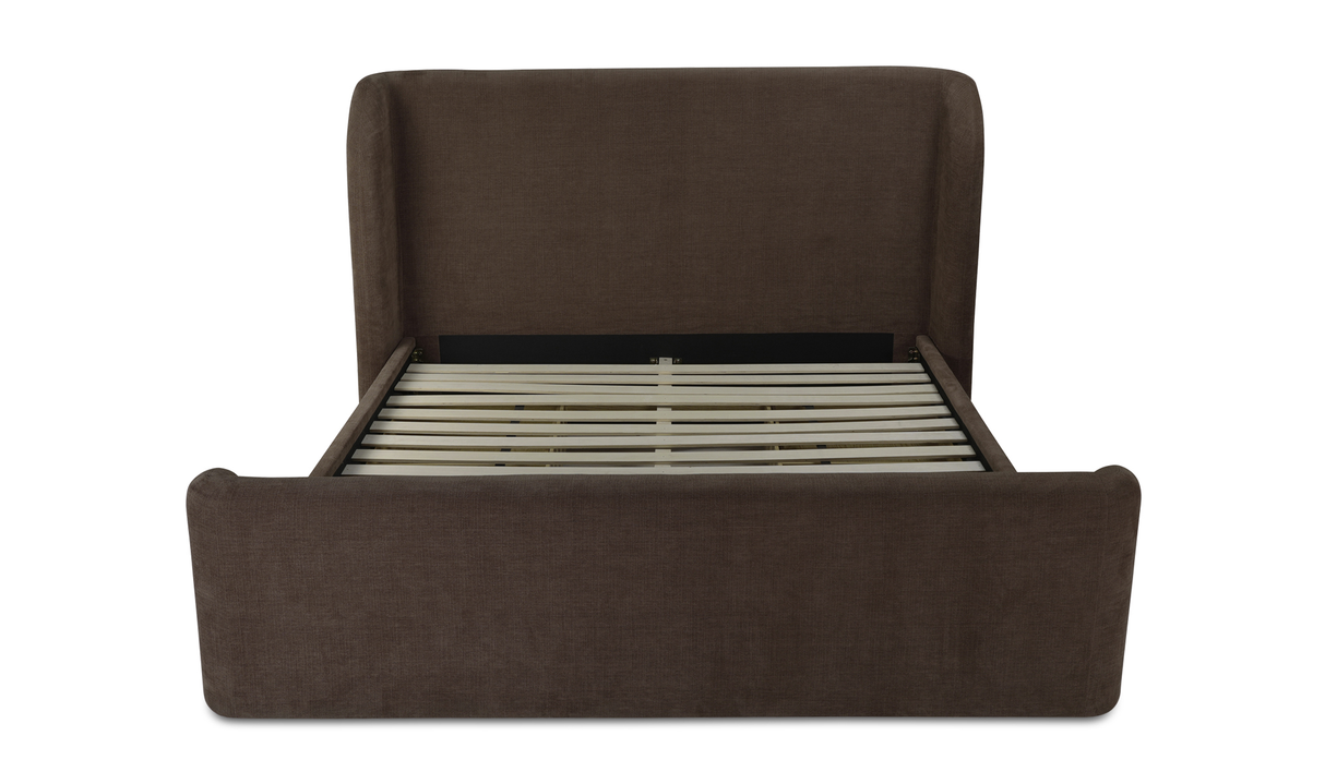 sophia queen bed - brown by Moe's Home at Eve Furniture