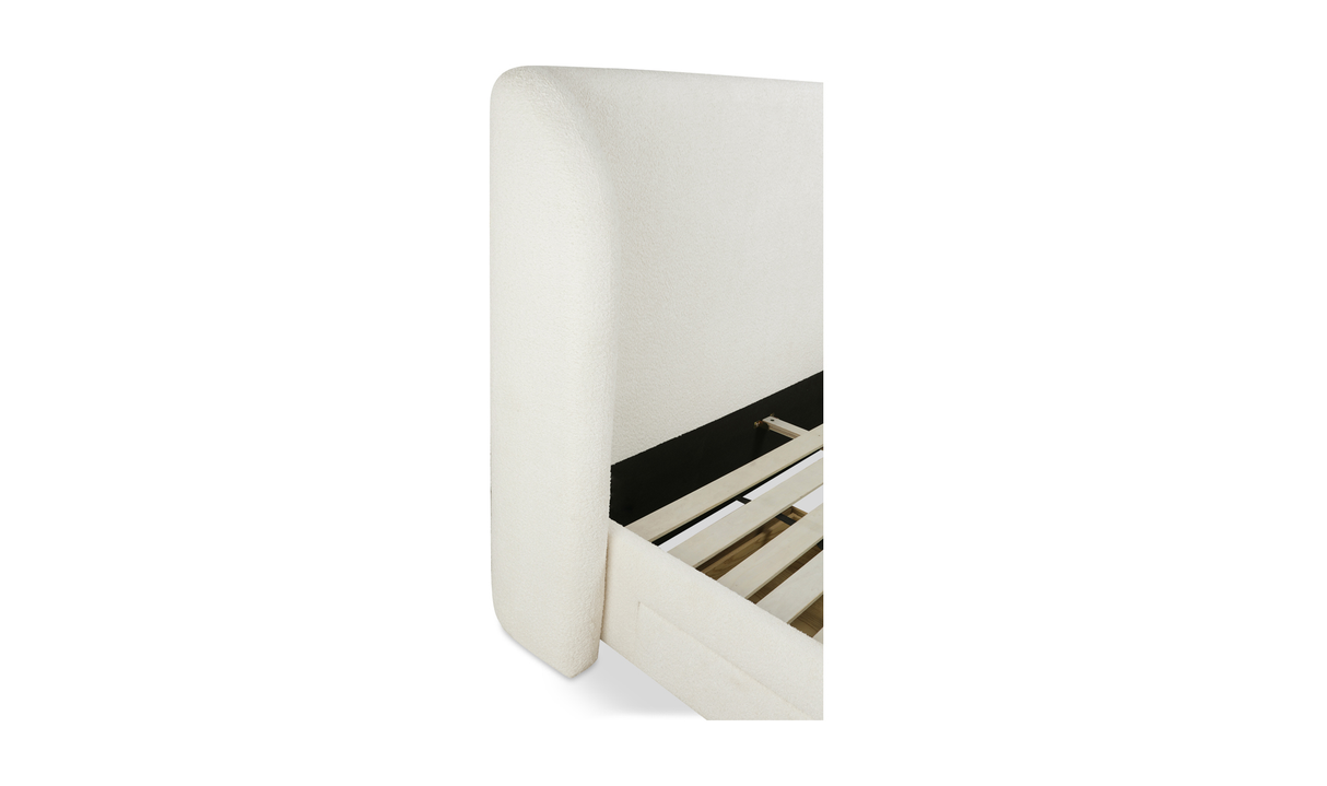 sophia queen bed - white by Moe's Home at Eve Furniture