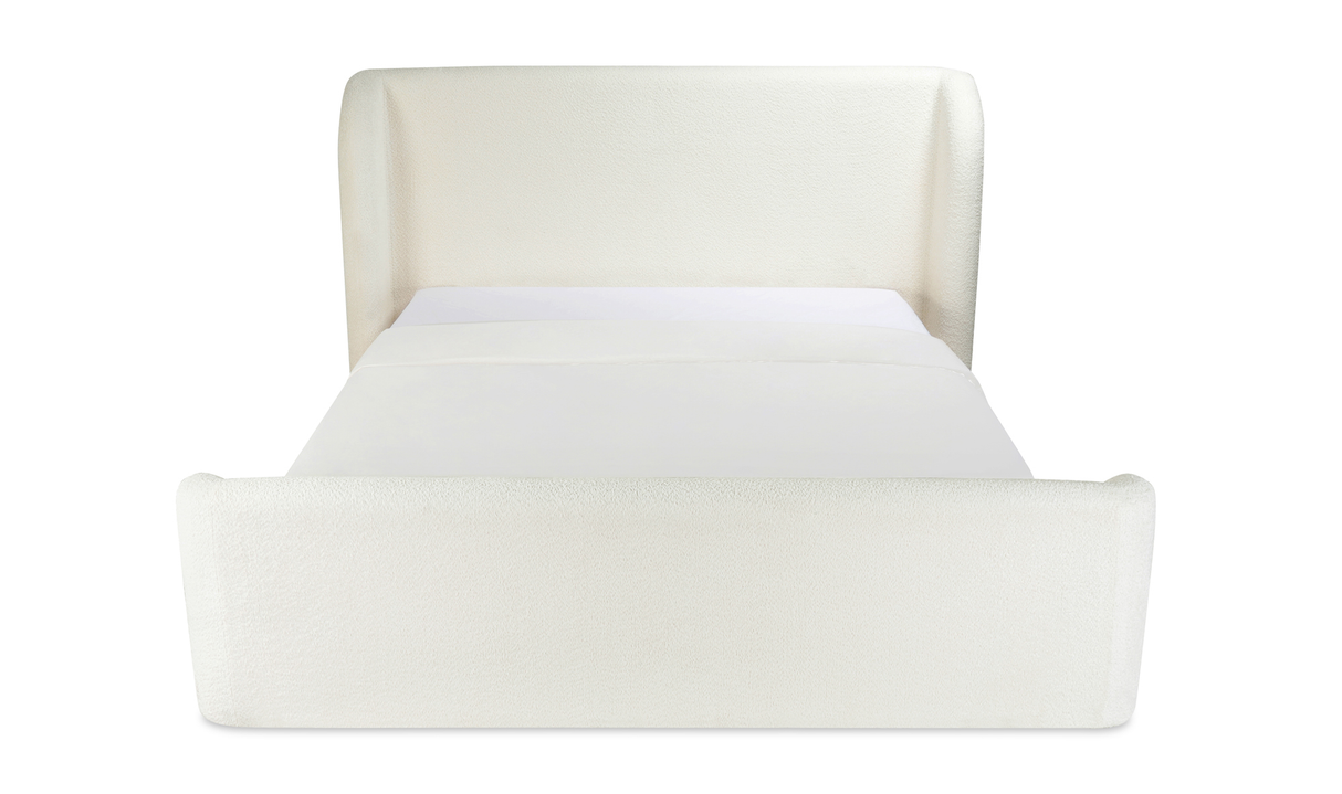 sophia queen bed - white by Moe's Home at Eve Furniture