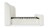 sophia queen bed - white by Moe's Home at Eve Furniture