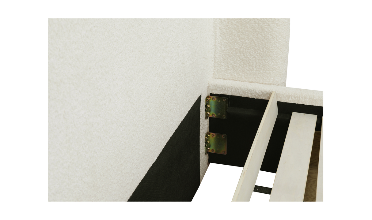 sophia queen bed - white by Moe's Home at Eve Furniture