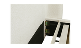sophia queen bed - white by Moe's Home at Eve Furniture