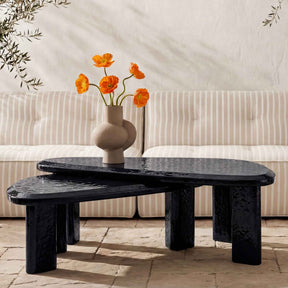 Sophie Charcoal Lacquer Outdoor Nesting Table Set by Moe's Home at Eve Furniture