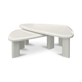 Sophie Cream Lacquer Outdoor Nesting Table Set by Moe's Home at Eve Furniture