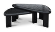 Sophie Outdoor Nesting Table Set Charcoal Lacquer by Moe's Home at Eve Furniture