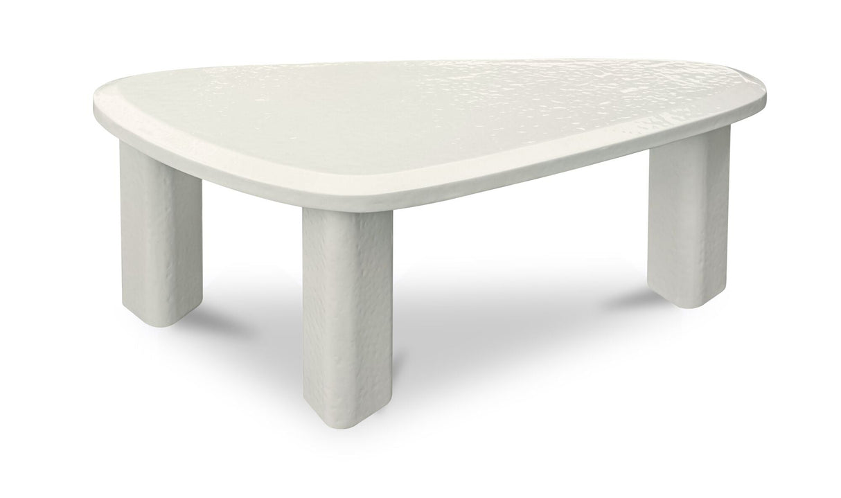 Sophie Outdoor Nesting Table Set Cream Lacquer by Moe's Home at Eve Furniture