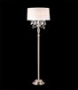 Sophy White/Chrome Floor Lamp by Furniture of America at Eve Furniture