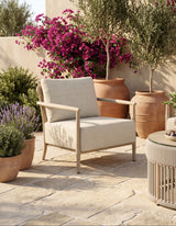 Sora Green Outdoor Armchair by Zuomod at Eve Furniture