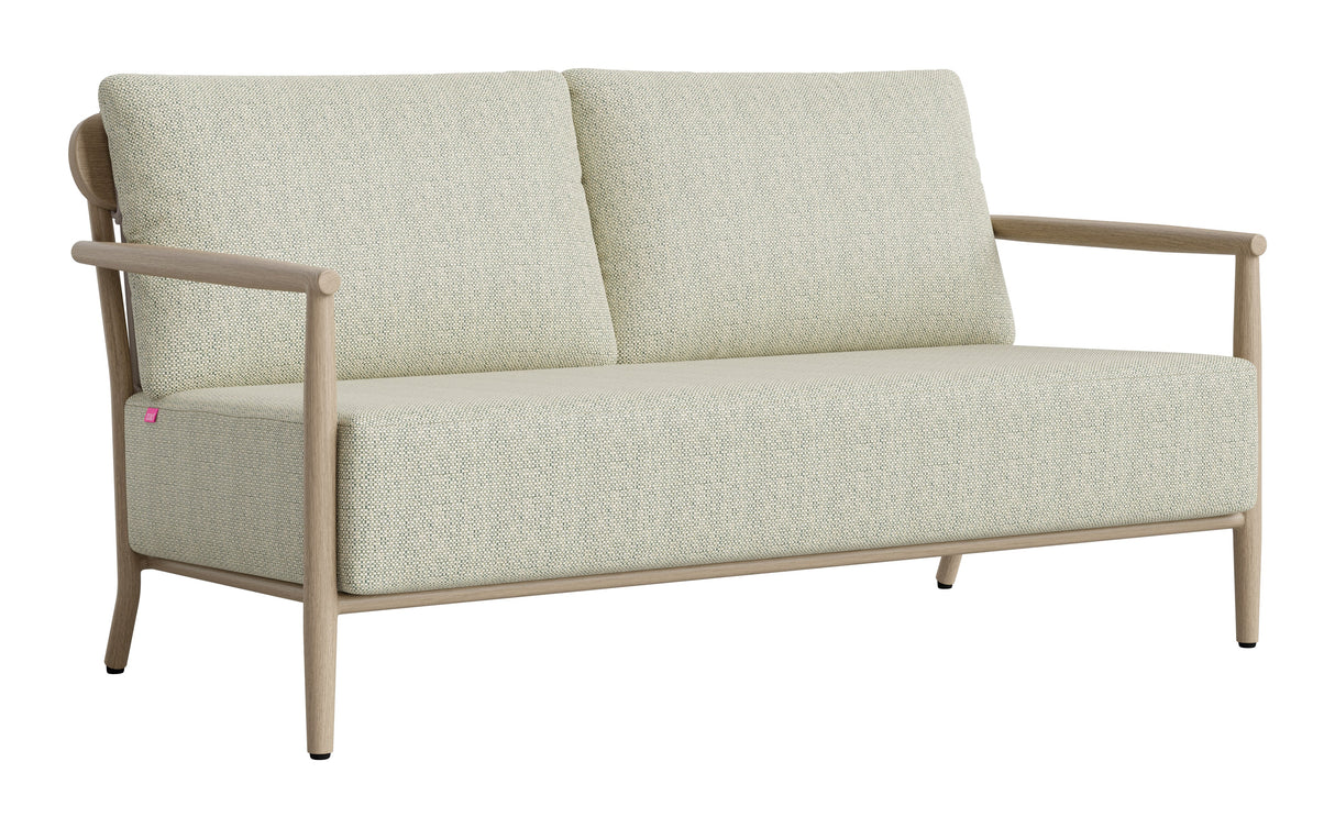 Sora Green Outdoor Loveseat by Zuomod at Eve Furniture