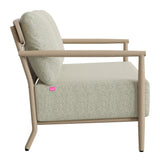 Sora Green Outdoor Loveseat by Zuomod at Eve Furniture