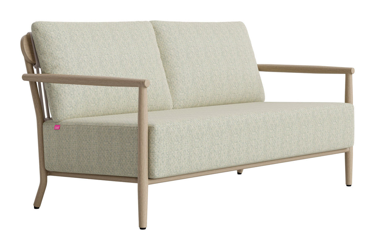 Sora Green Outdoor Loveseat by Zuomod at Eve Furniture