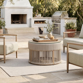 Sora Natural Outdoor Coffee Table by Zuomod at Eve Furniture