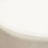 Sorbet Cream Round Accent Ottoman by Diamond Sofa at Eve Furniture