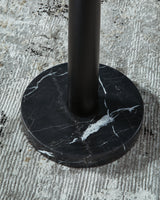 Sorcha Gold Finish/Black Floor Lamp by Ashley at Eve Furniture