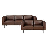 Soren Brown 2-Piece Living Room Set by Homelegance at Eve Furniture