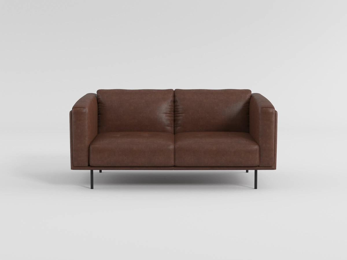 Soren Brown Loveseat by Homelegance at Eve Furniture