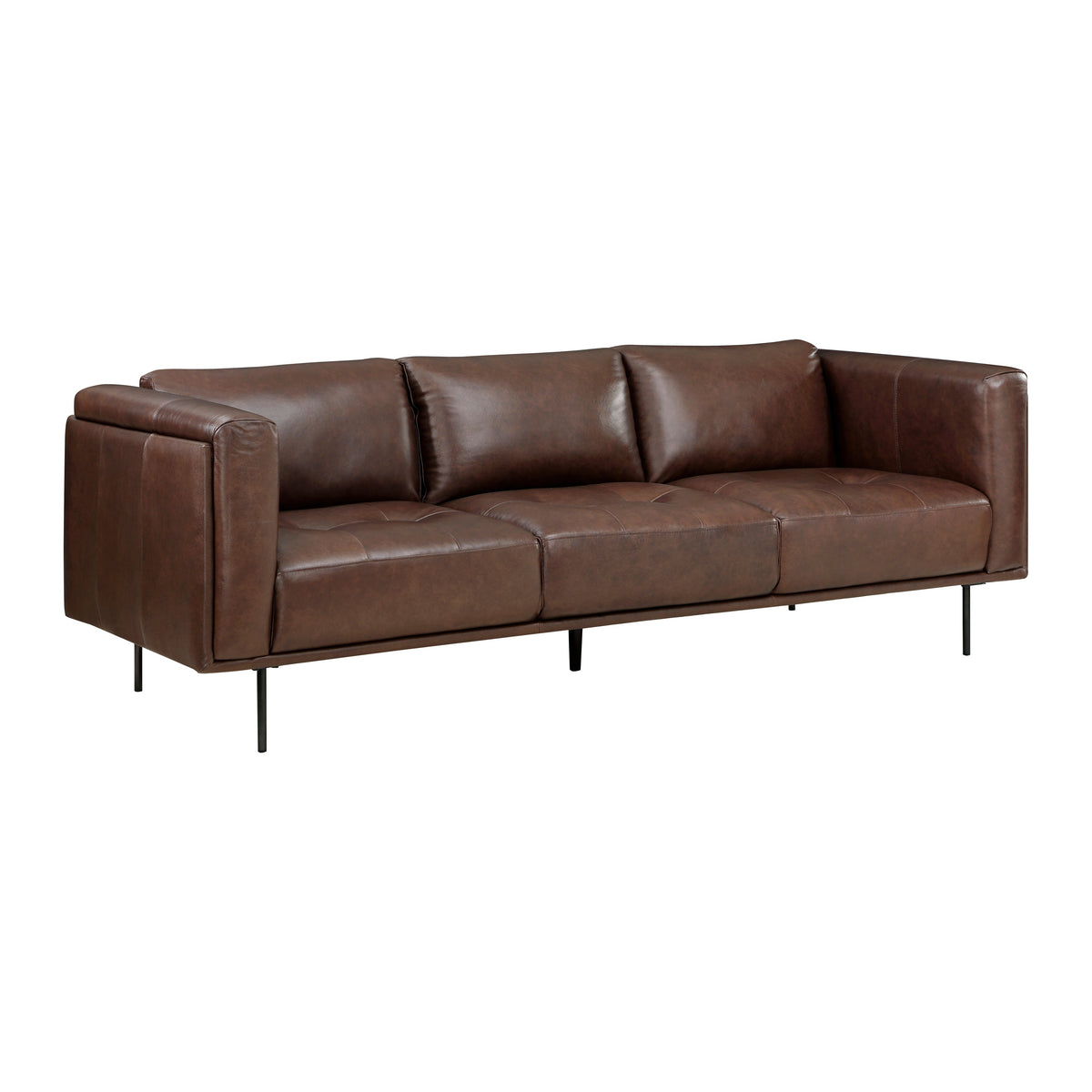 Soren Brown Sofa by Homelegance at Eve Furniture