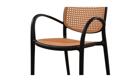 Soren Outdoor Dining Chair Black by Moe's Home at Eve Furniture
