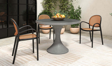 Soren Outdoor Dining Chair Black by Moe's Home at Eve Furniture