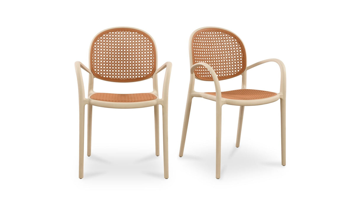Soren Outdoor Dining Chair White by Moe's Home at Eve Furniture