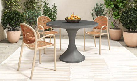 Soren Outdoor Dining Chair White by Moe's Home at Eve Furniture