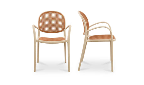 Soren Outdoor Dining Chair White by Moe's Home at Eve Furniture