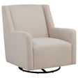 Sorrel Latte Upholstered Swivel Glider Arm Chair by Coaster at Eve Furniture