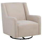 Sorrel Latte Upholstered Swivel Glider Arm Chair by Coaster at Eve Furniture