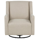 Sorrel Latte Upholstered Swivel Glider Arm Chair by Coaster at Eve Furniture