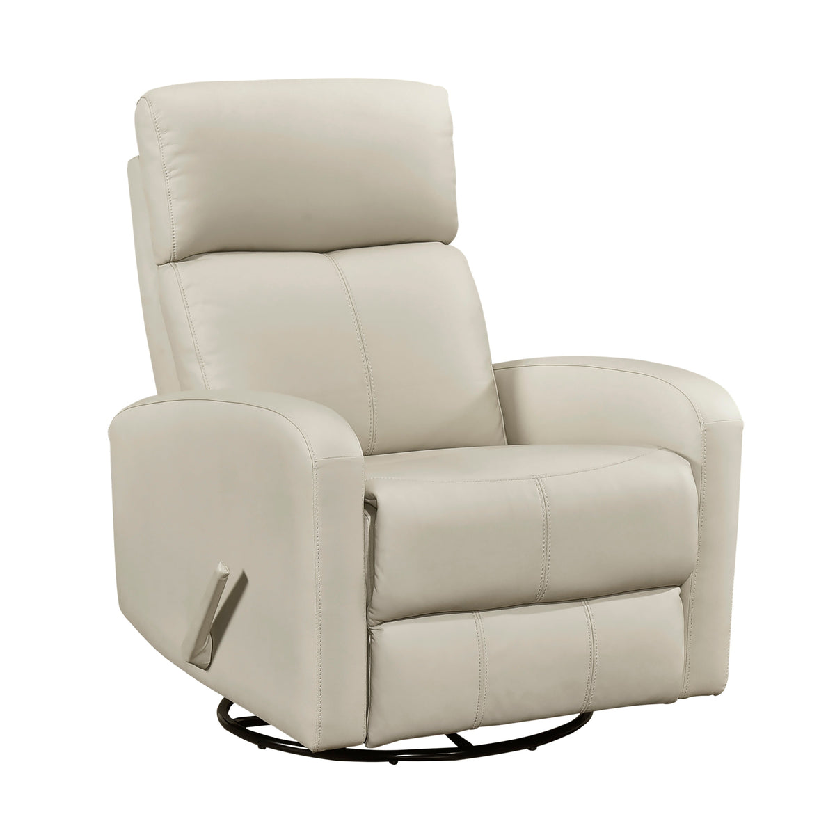 Sorrento Beige Swivel Glider Reclining Chair by Homelegance at Eve Furniture