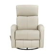 Sorrento Beige Swivel Glider Reclining Chair by Homelegance at Eve Furniture