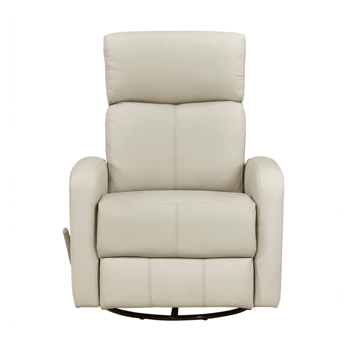 Sorrento Beige Swivel Glider Reclining Chair by Homelegance at Eve Furniture