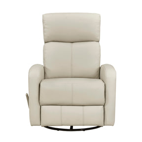 Sorrento Beige Swivel Glider Reclining Chair by Homelegance at Eve Furniture