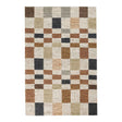 Soumak Jute Check Natural Multi Rug by Classic Home at Eve Furniture