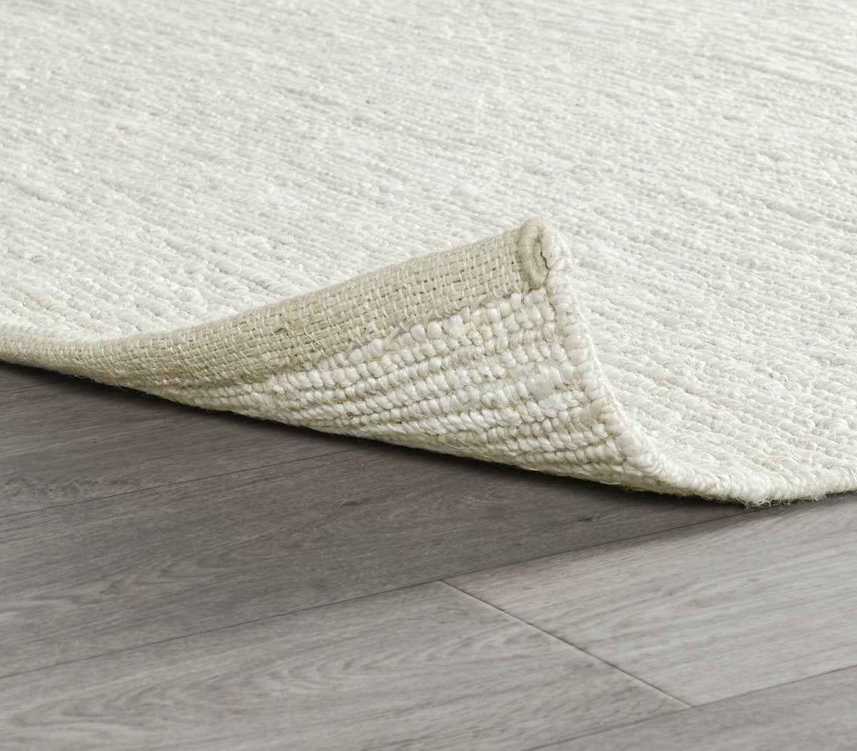 Soumak Jute Ivory Rug by Classic Home at Eve Furniture