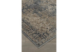 South Blue/Beige 5' x 7' Rug by Ashley at Eve Furniture