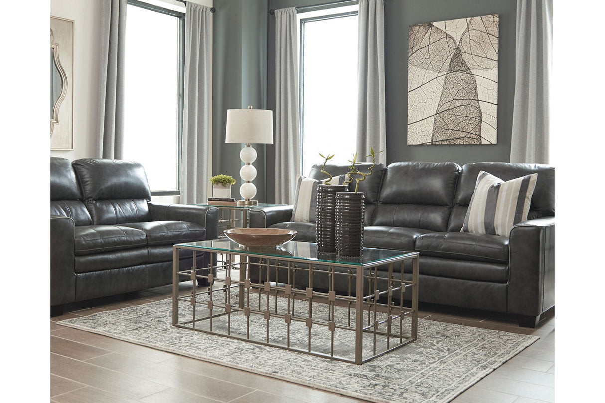 South Blue/Beige 5' x 7' Rug by Ashley at Eve Furniture
