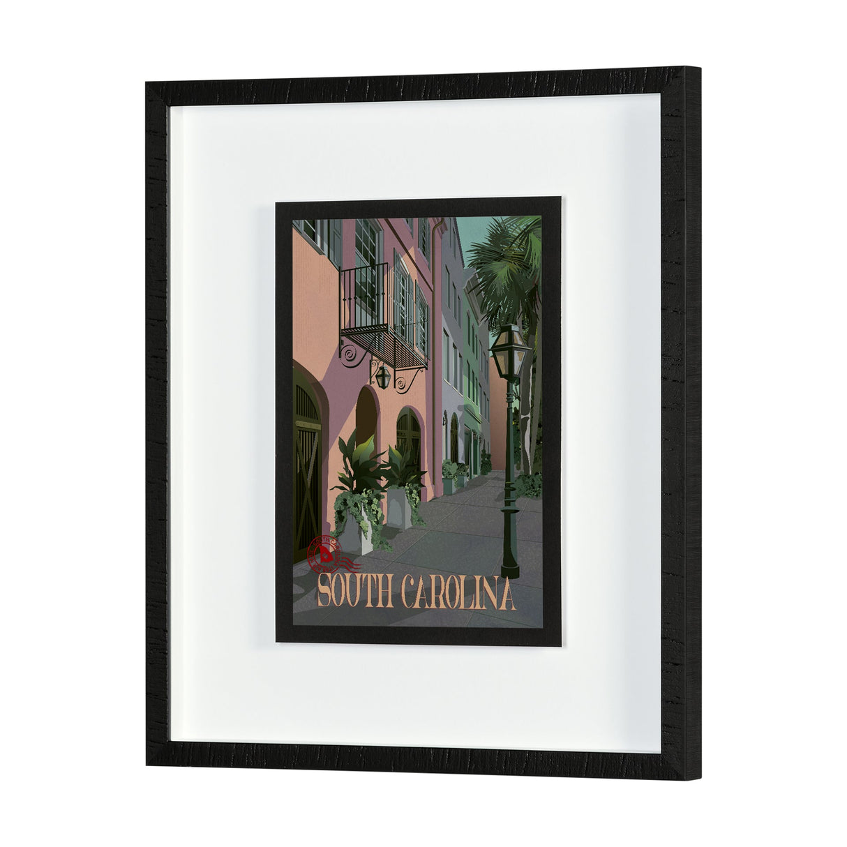 South Carolina Go USA (M) by Mercana Studio a Framed Art Print Matted under Glass by Mercana at Eve Furniture