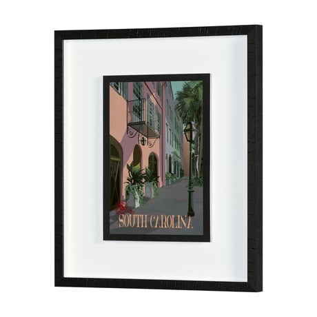 South Carolina Go USA (M) by Mercana Studio a Framed Art Print Matted under Glass by Mercana at Eve Furniture
