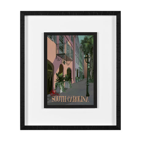 South Carolina Go USA (M) by Mercana Studio a Framed Art Print Matted under Glass by Mercana at Eve Furniture
