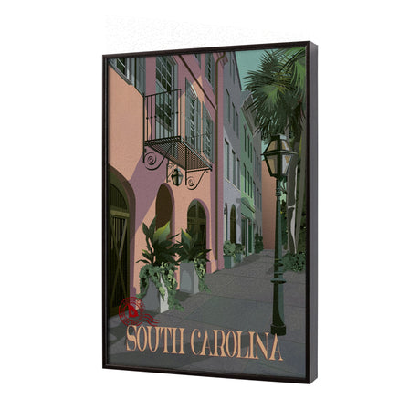 South Carolina Go USA (SM) by Mercana Studio a Hand Embellished Decograph Framed Art Print by Mercana at Eve Furniture