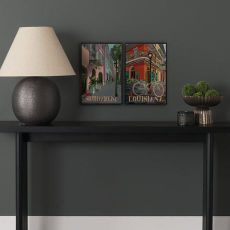 South Carolina Go USA (SM) by Mercana Studio a Hand Embellished Decograph Framed Art Print by Mercana at Eve Furniture