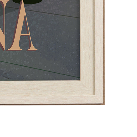 South Carolina Go USA (XL) by Mercana Studio Hand Embellished Decograph Framed Art Print under Glass by Mercana at Eve Furniture