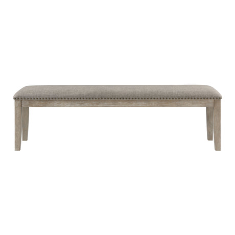 Southlake Brownish Gray Dining Bench by Homelegance at Eve Furniture