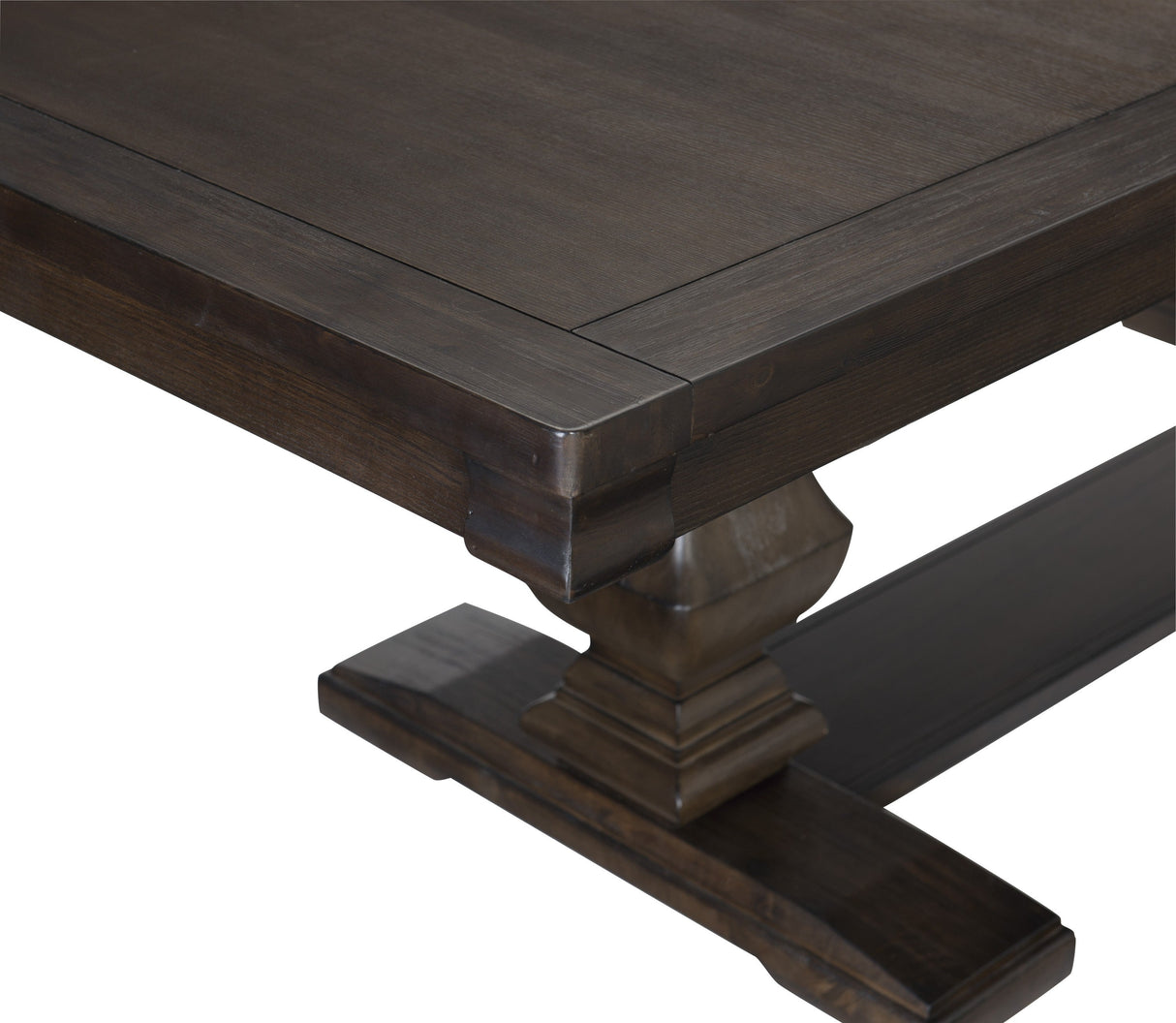 Southlake Wire Brushed Rustic Brown Dining Table by Homelegance at Eve Furniture