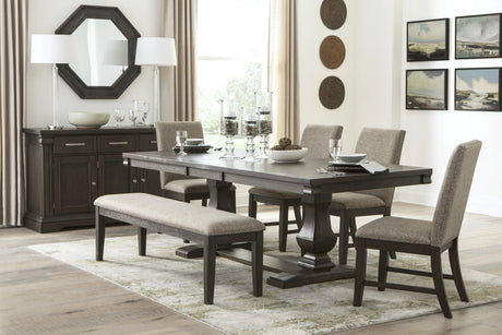 Southlake Wire Brushed Rustic Brown Side Chair, Set of 2 by Homelegance at Eve Furniture