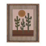 Southwestern Landscape No.3 by The Miuus Studio Textured Framed Artwork Matted under Glass by Mercana at Eve Furniture
