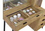 Souza Mango 5-Drawer Makeup Vanity Table With LED Mirror by Coaster at Eve Furniture