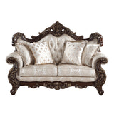 Sovereign Cherry Brown 2-Piece Living Room Set by Homelegance at Eve Furniture