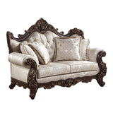 Sovereign Cherry Brown 2-Piece Living Room Set by Homelegance at Eve Furniture